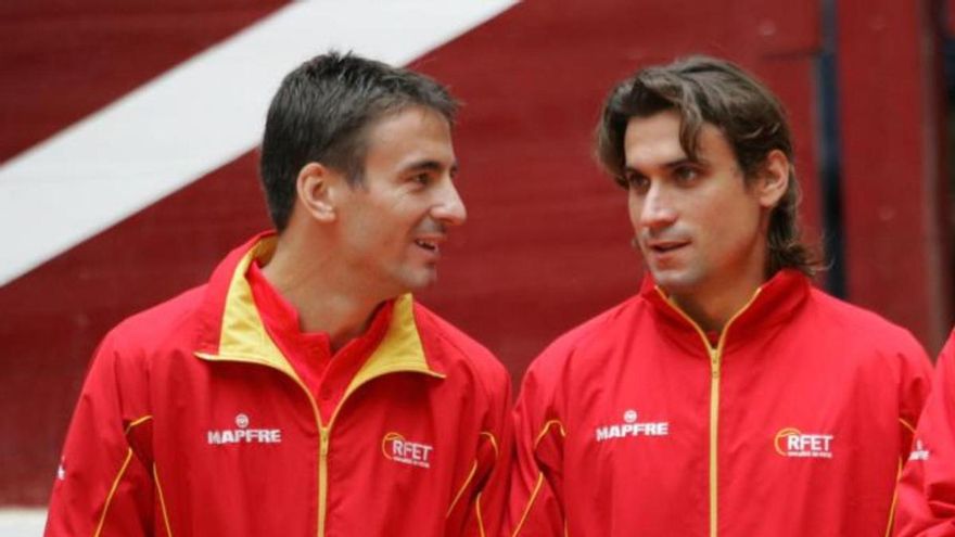 Ferrer y Robredo vuelven a coger sus raquetas para rememorar una eliminatoria de Copa Davis que se disputó en esta ciudad manchega