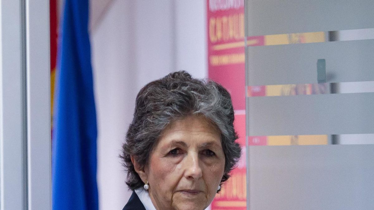 Archivo - La presidenta de Sociedad Civil Catalana, Elda Mata
