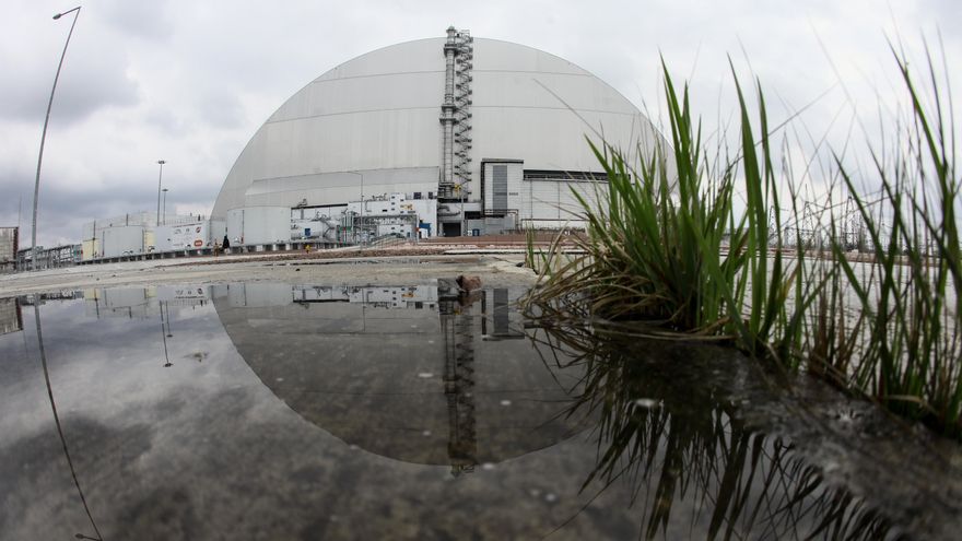 La central nuclear de Chernóbil, en una fotografía de archivo. EFE/EPA/OLEG PETRASYUK