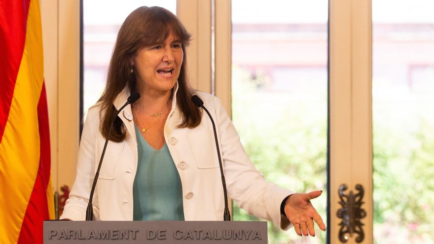 La presidenta del Parlament, Laura Borràs. EFE/Enric Fontcuberta/Archivo