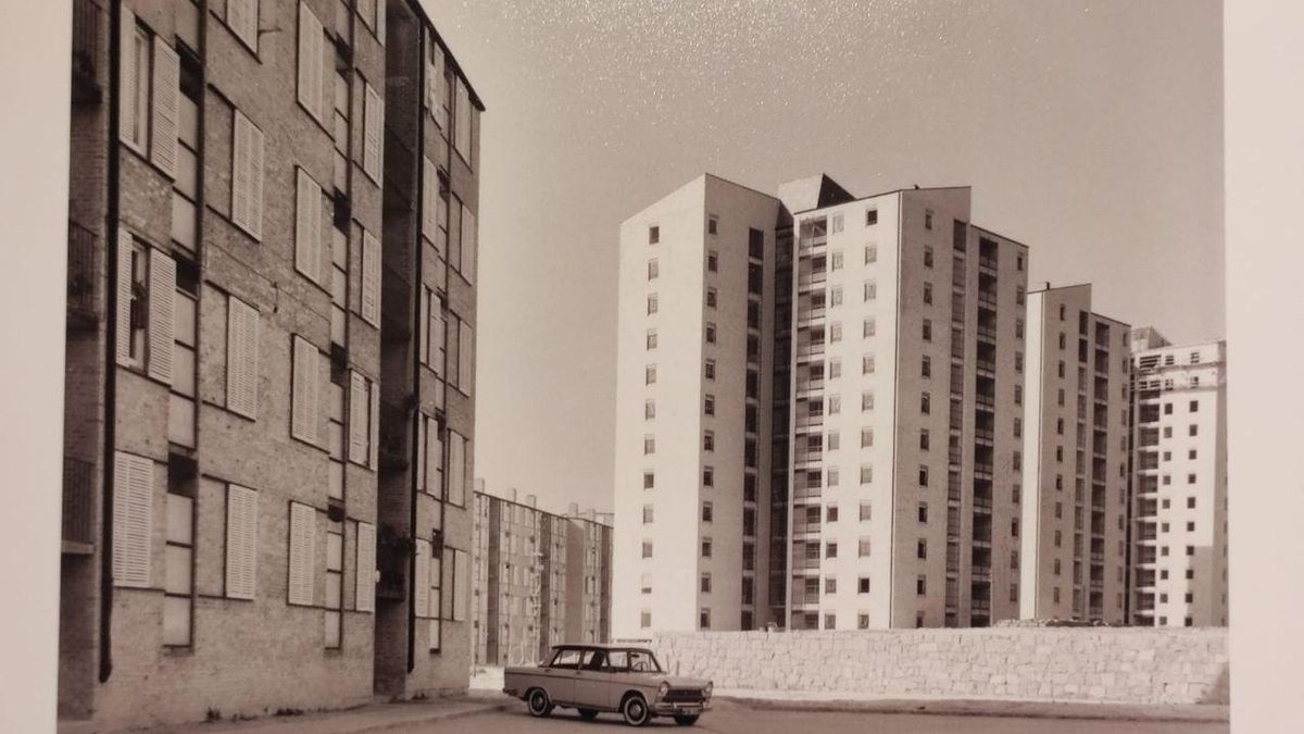 Barrio de Batán en 1961.