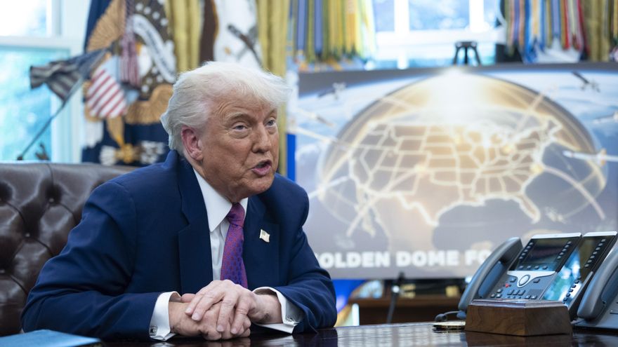 Trump anuncia que la construcción del escudo antimisiles al estilo israelí costará 175.000 millones