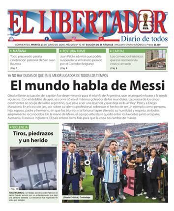 Los diarios del mundo, a los pies de un Messi eterno