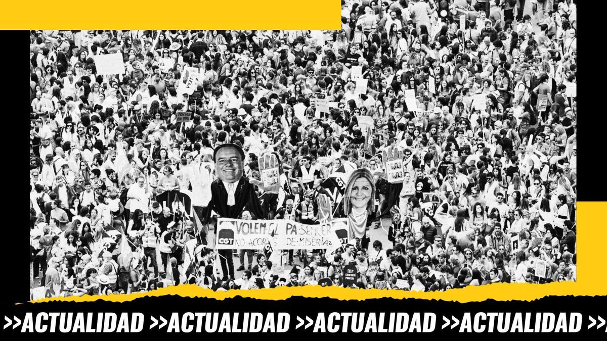 Manifestación del profesorado de la Comunitat Valenciana en la quinta jornada de su huelga indefinida.