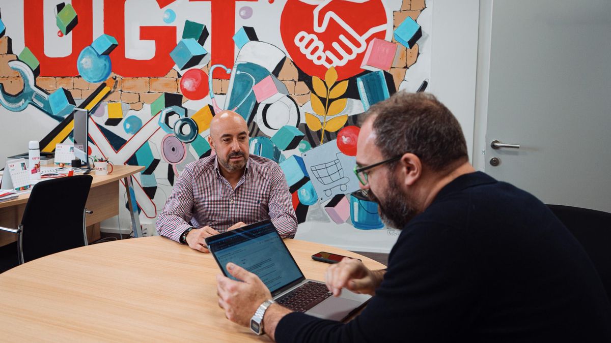 Óscar Lobo en su entrevista con elDiario.es Castilla y León