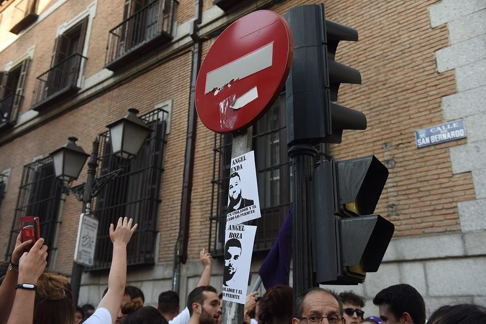 Concentración por la puesta en libertad de la manada en Madrid / Fernando Sánchez