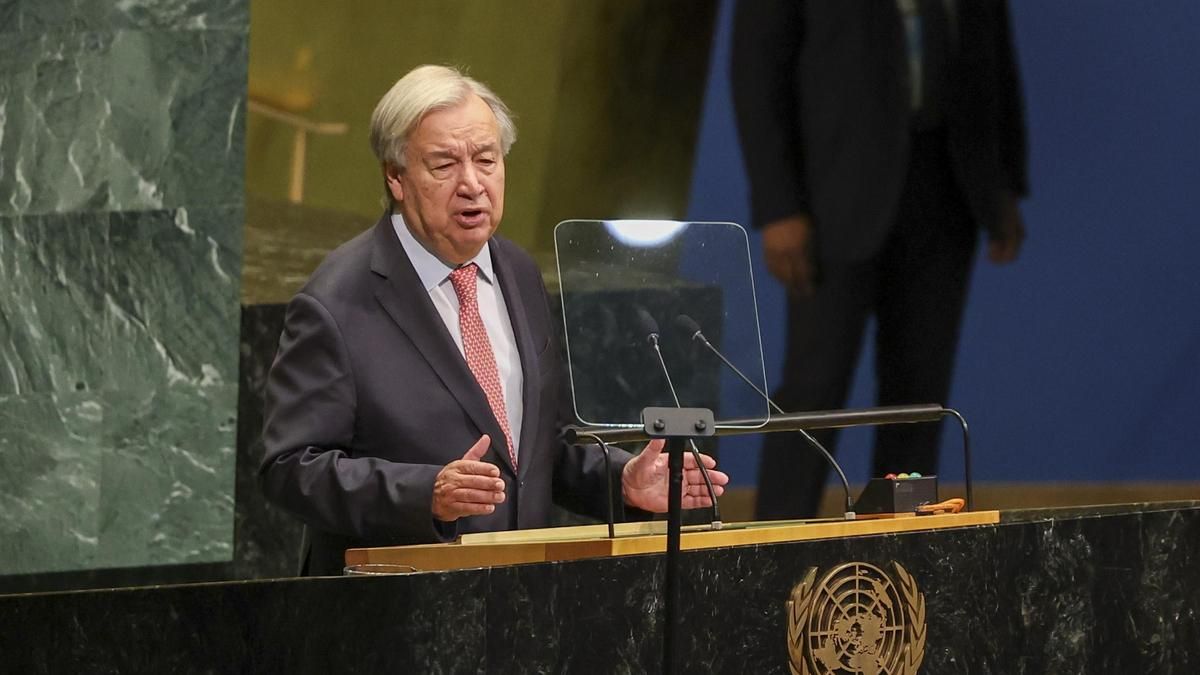 António Guterres: "Las fracturas de nuestro mundo se están agrandando, y las grietas se han convertido en abismos"