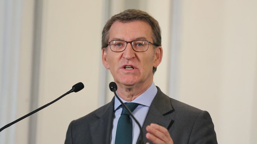 El presidente del Partido Popular (PP), Alberto Núñez Feijóo.