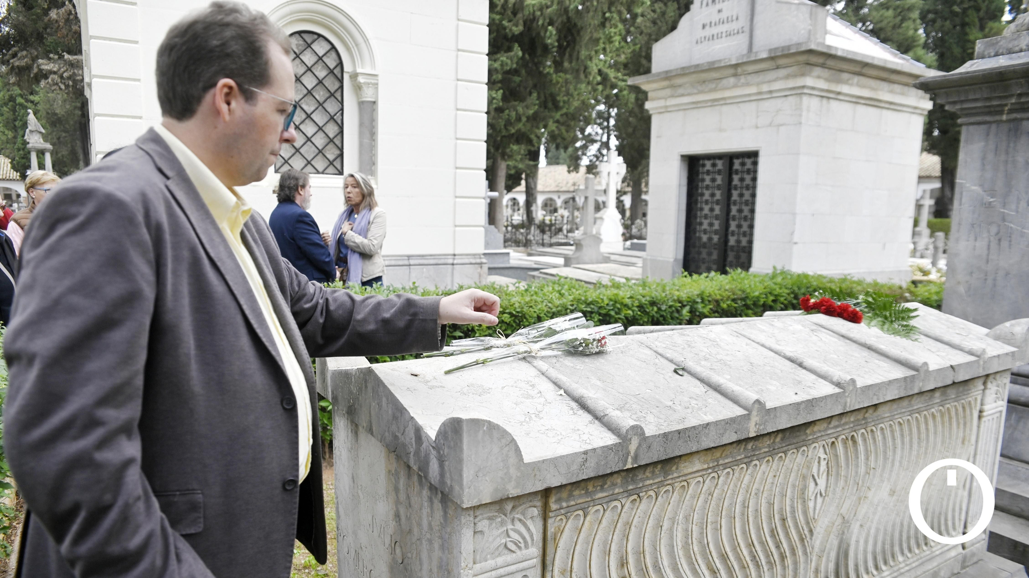 Concentración de pintores y la asociación pro casa museo Julio Romero de Torres