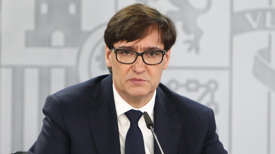 El ministro de Sanidad, Salvador Illa, en Moncloa