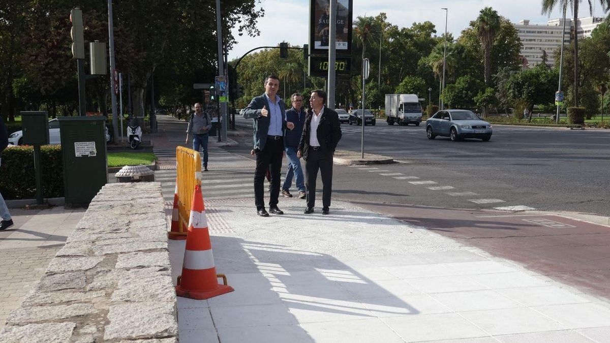 José María Bellido y Ruiz Madruga, en la avenida de Vallellano