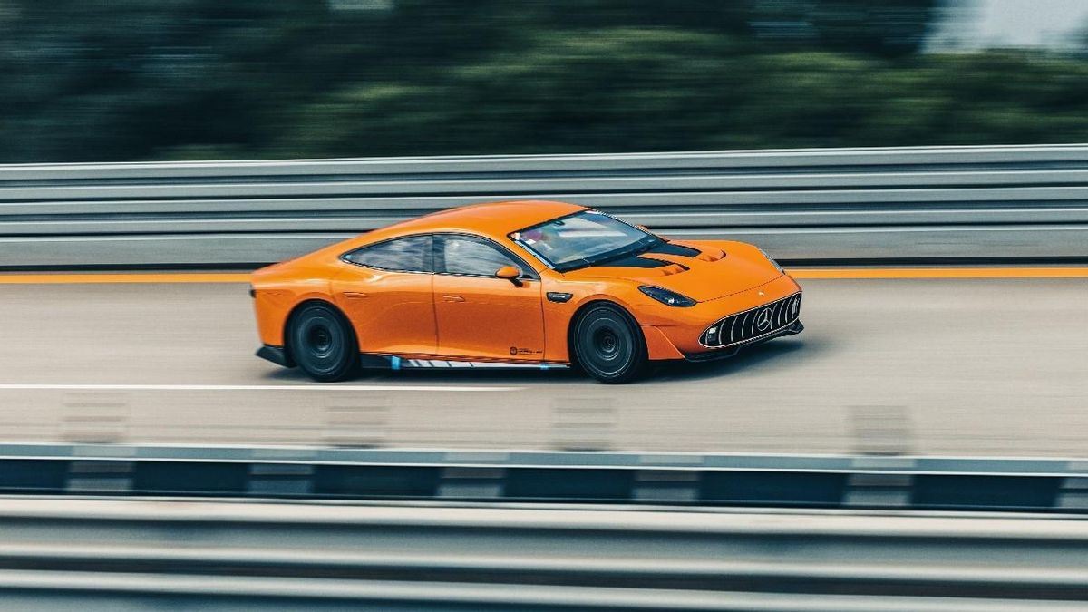 El Concept AMG GT XX que batió el récord con neumáticos Michelin.