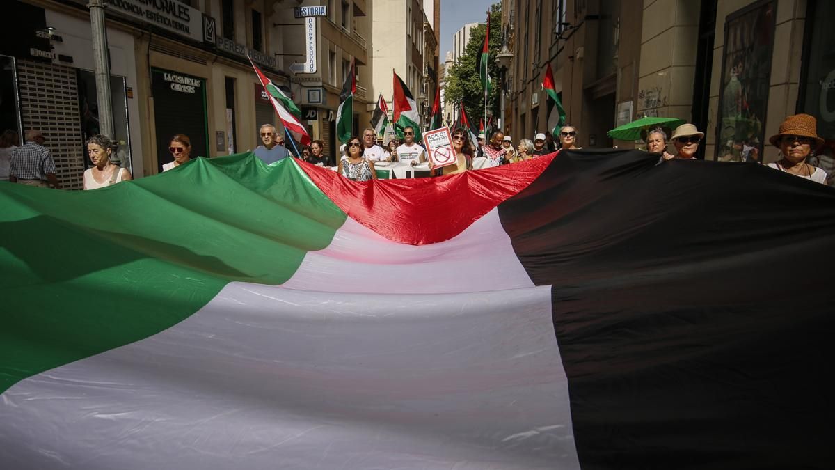 Manifestación solidaridad con Palestina