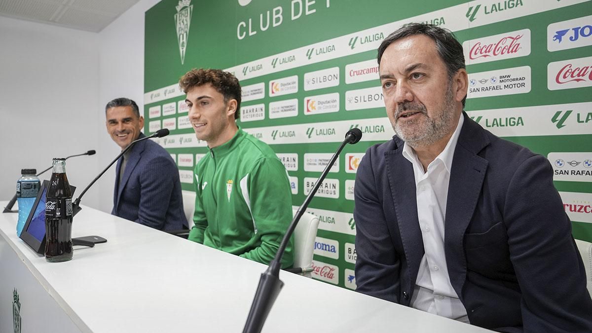 Presentación de Goti como nuevo jugador del Córdoba CF