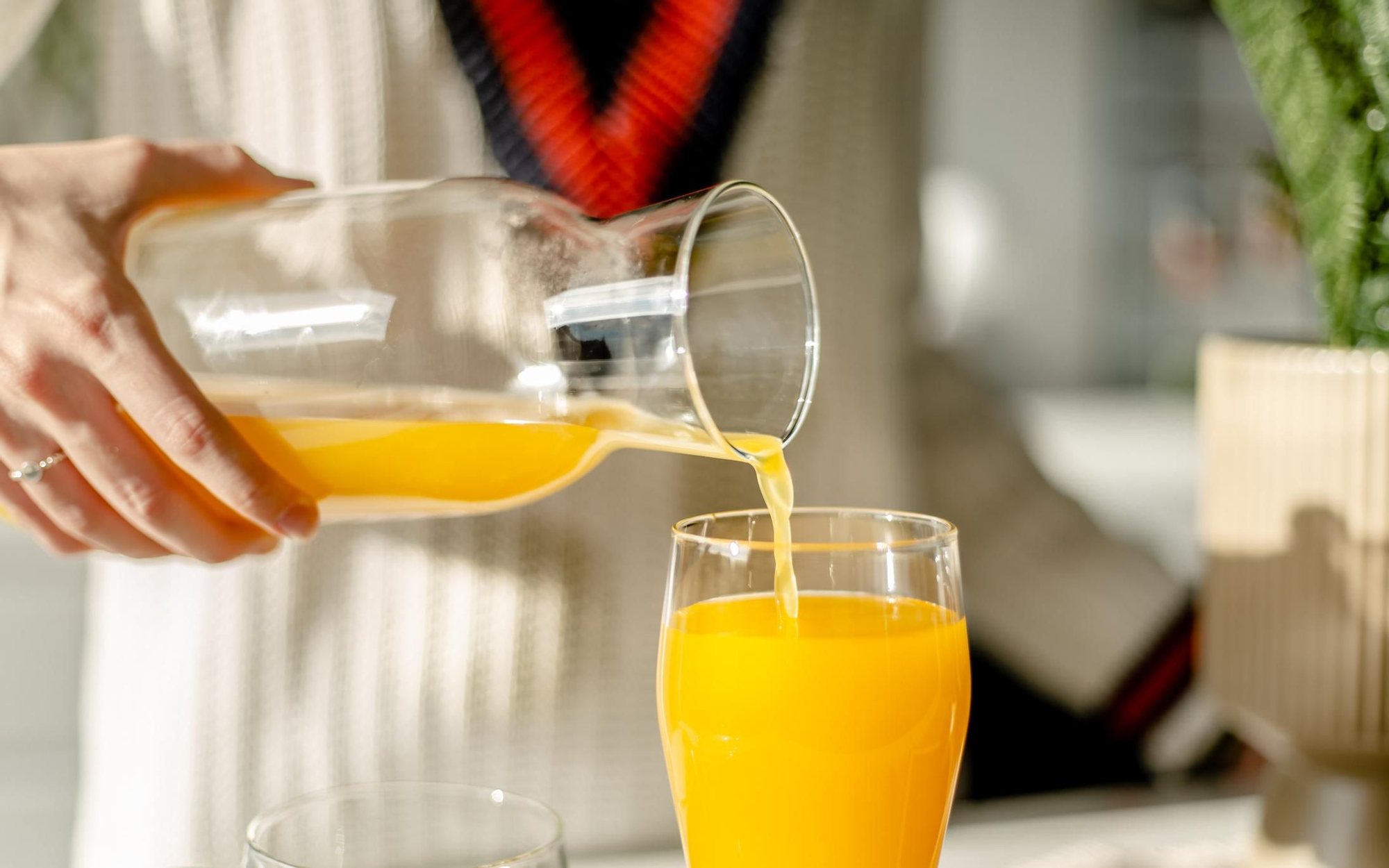 Zumo de naranja.