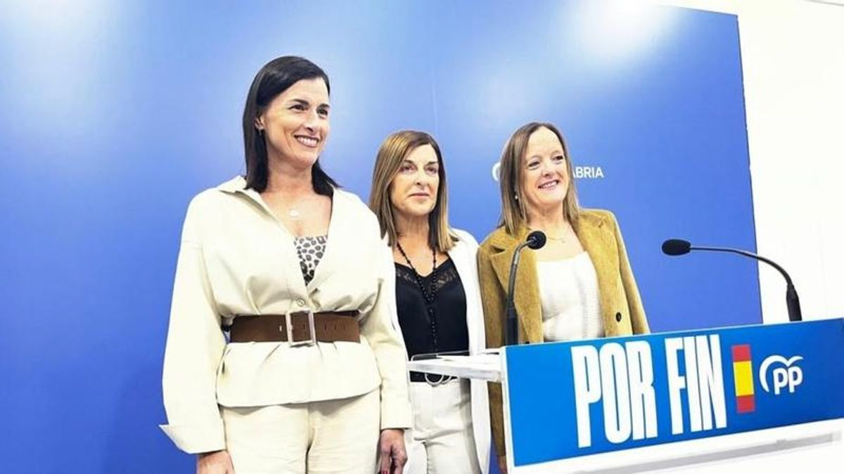 Gema Igual e Isabel Urrutia, candidatas del PP de Cantabria a las elecciones generales