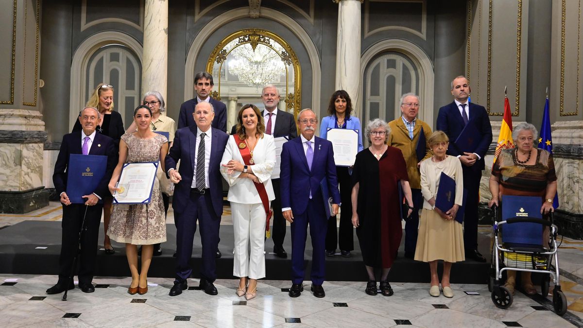 Imagen del acto celebrado en el Ayuntamiento de València.