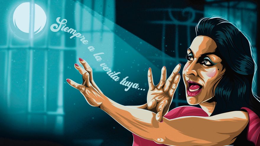 Ilustración de 'Lola Flores. El arte de vivir' (Lunwerg, 2021)