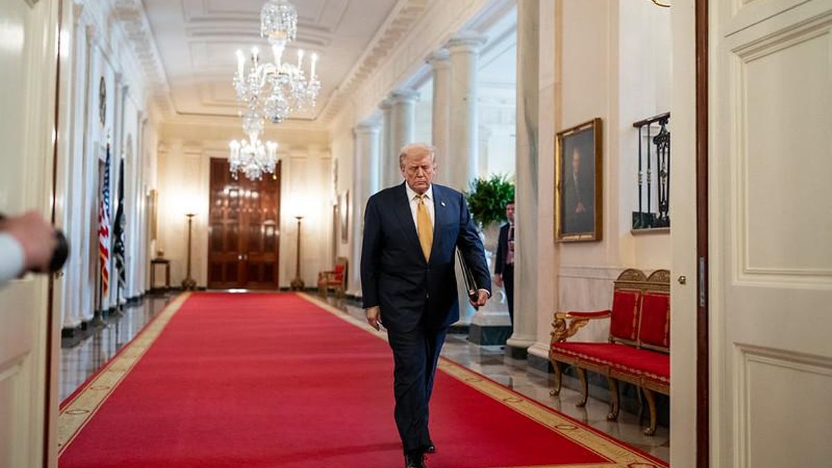 Imagen de archivo de Donald Trump el pasado 16 de julio en la Casa Blanca.