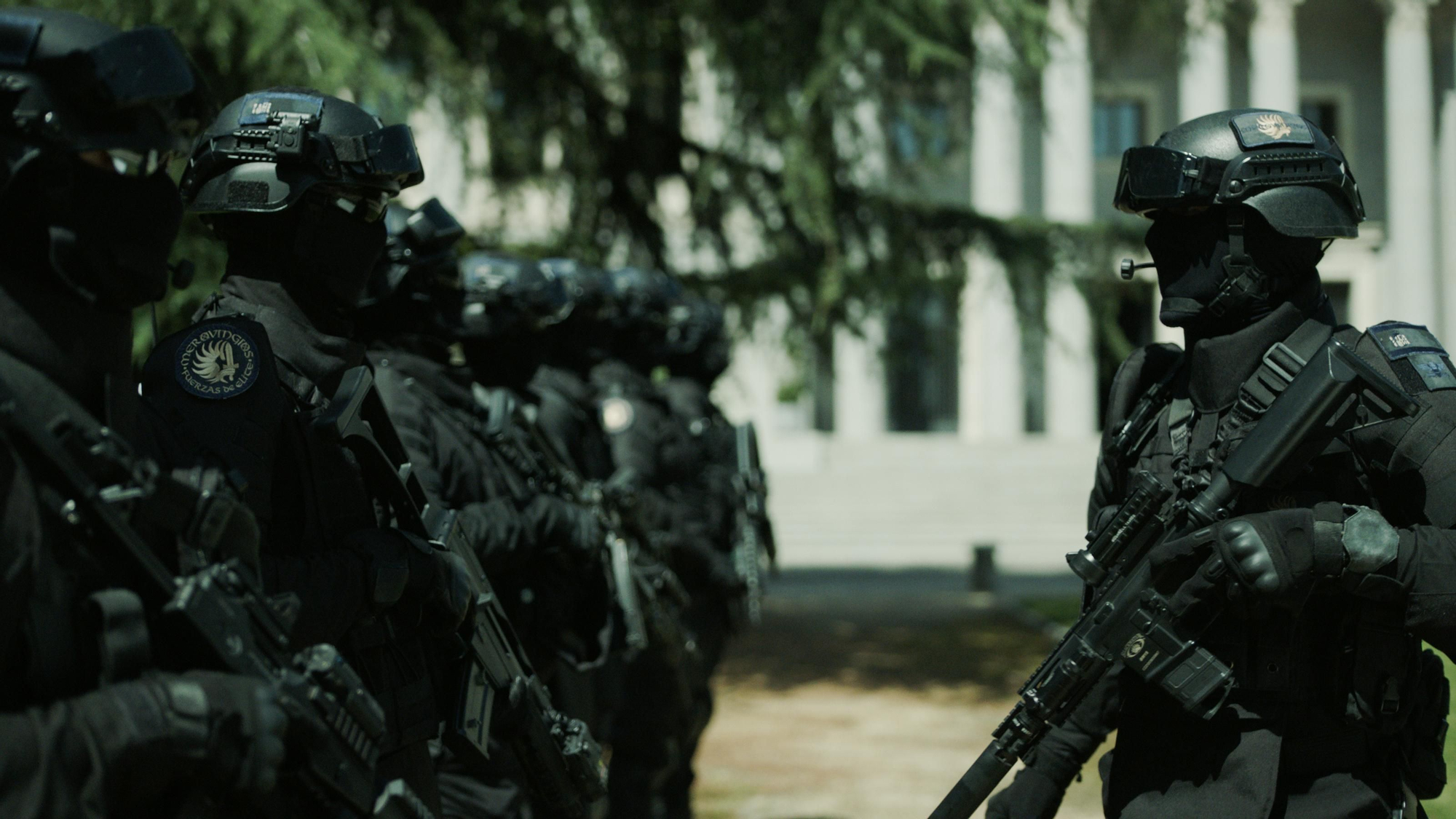 Fotograma del capítulo final de La casa de papel