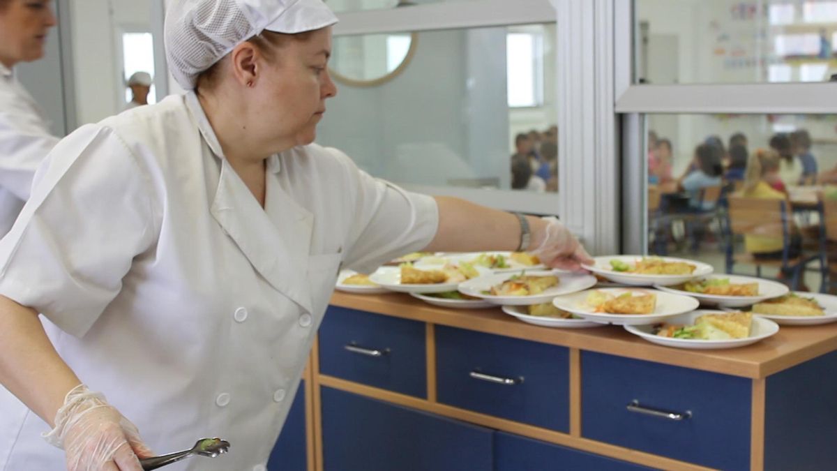 Imagen de un comedor escolar de Andalucía.