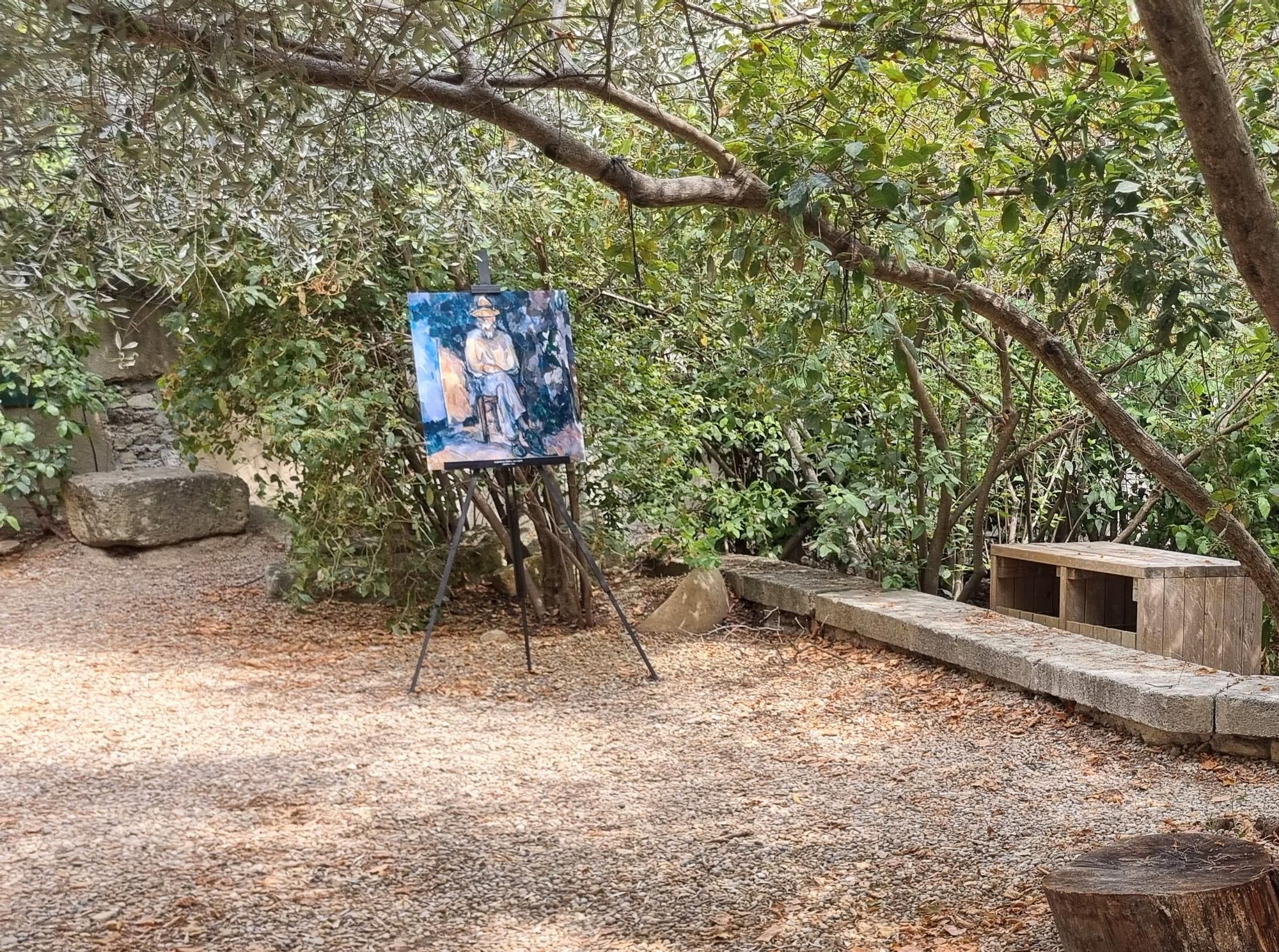 Retrato del jardinero de Cézanne en el Atelier des Lauves.