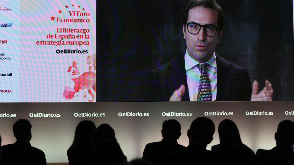 Carlos Cuerpo en el VI Foro Económico