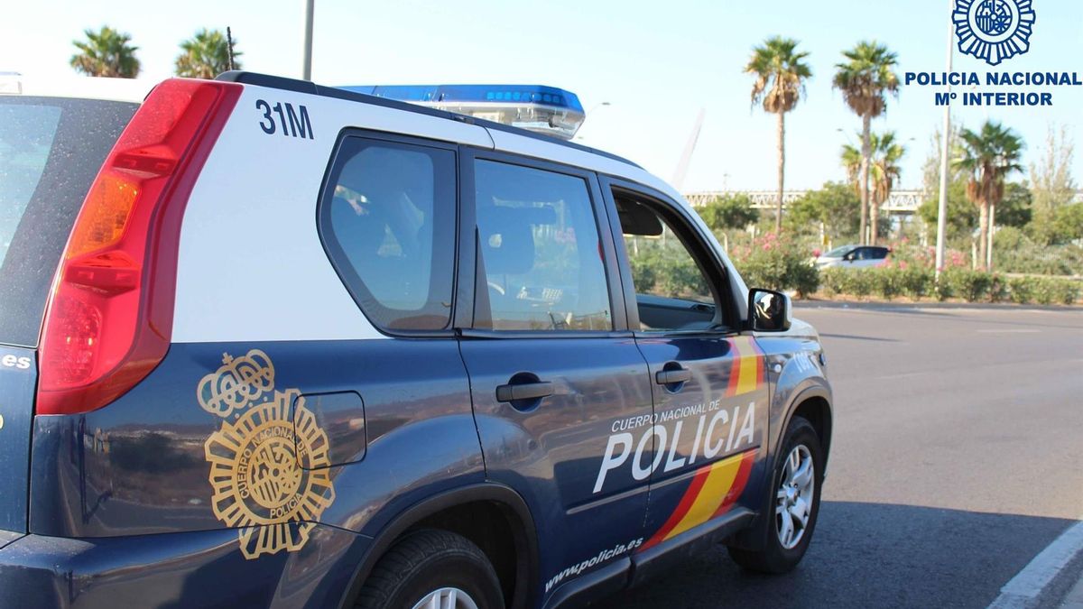 Vehículo de la Policía Nacional, en Gran Canaria.