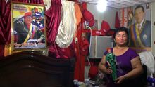 Fotograma cedido por la directora venezolana Anabel Rodríguez Ríos de una escena de su documental "Once Upon a Time in Venezuela" (Había una vez en Venezuela) donde aparece su protagonista Tamara, una representante del partido chavista.