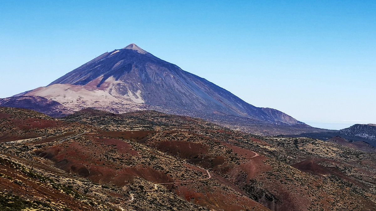 Vista del Teide desde el observatorio de Izaña