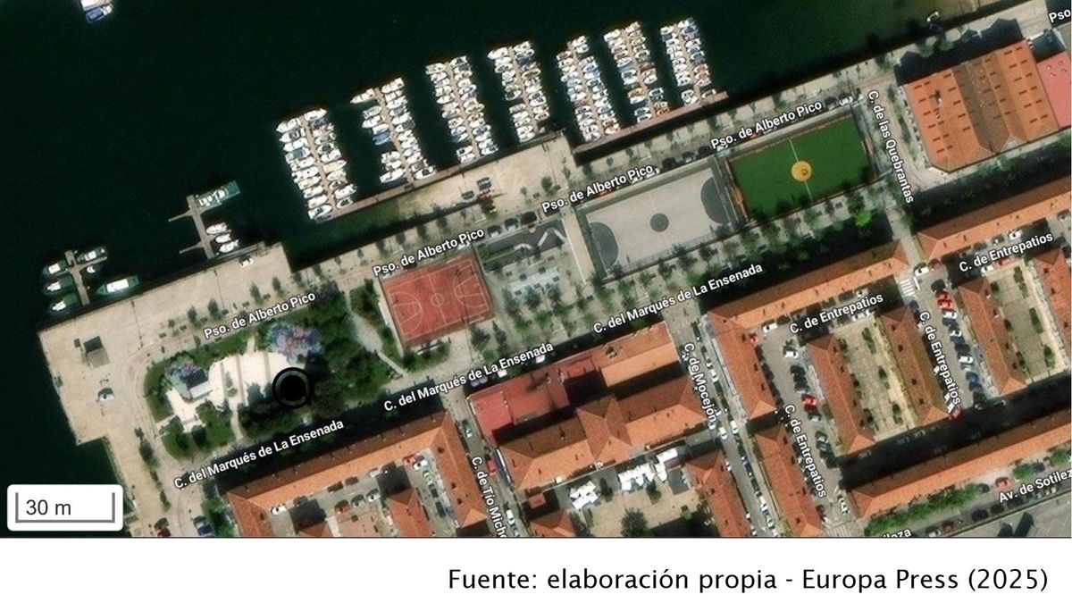 Santander reformará la plaza del paseo Alberto Pico que licita por 430.000 euros