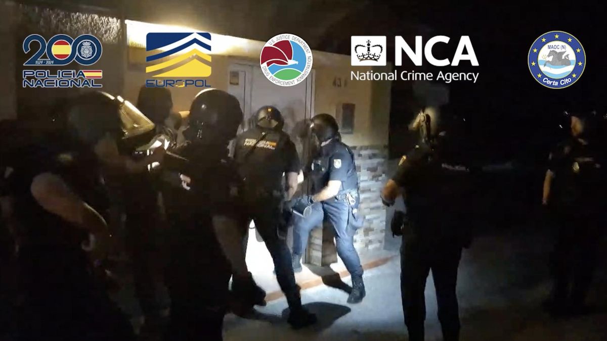 Imagen de uno de los registros realizados durante la operación.