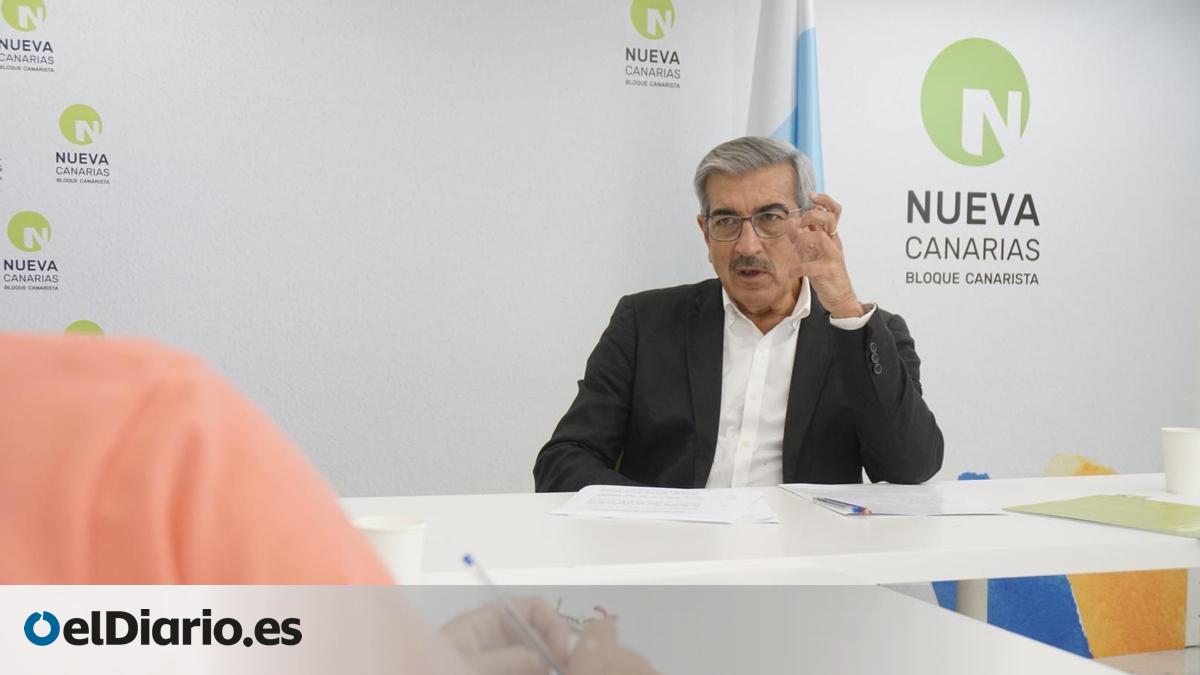 Román Rodríguez (NC) acusa a Clavijo de difundir "la falsedad" de que "no se puede hacer nada para frenar el desarrollismo turístico"