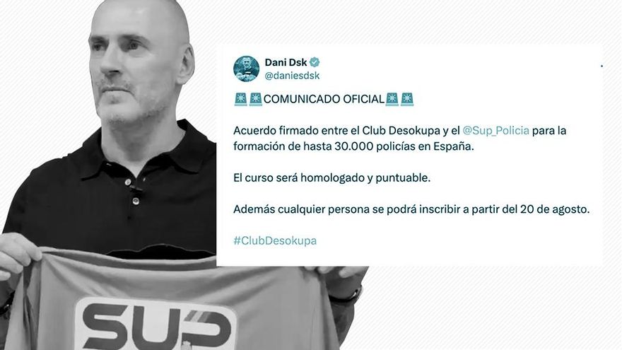 El show ultra de Desokupa da el salto: del trampolín de la televisión a formar policías sin aval de Interior