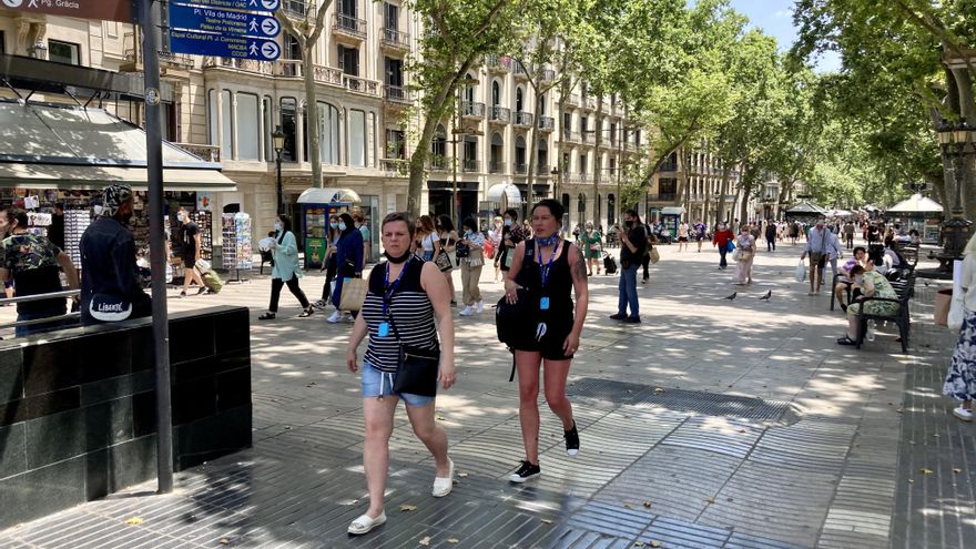 El turismo vuelve tímidamente a Barcelona: "Estamos a años luz de lo que teníamos antes"
