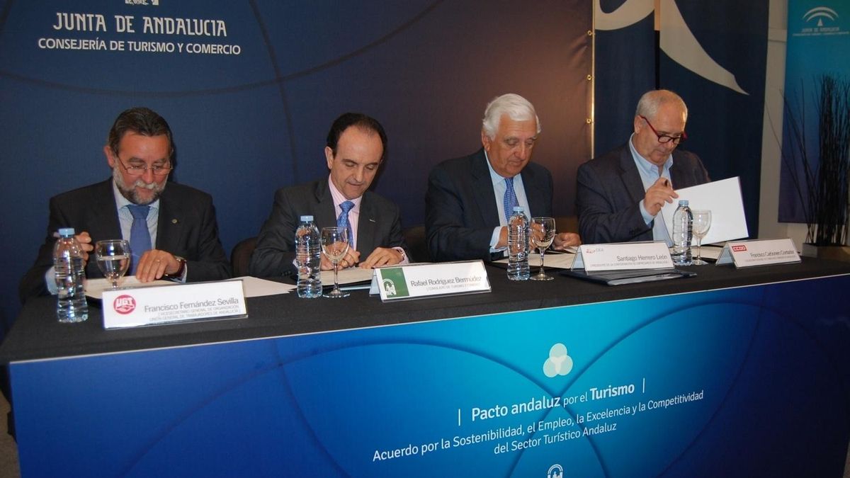 Junta destaca el valor del Pacto Andaluz del Turismo y dice que trabajar juntos es "cuestión de supervivencia"
