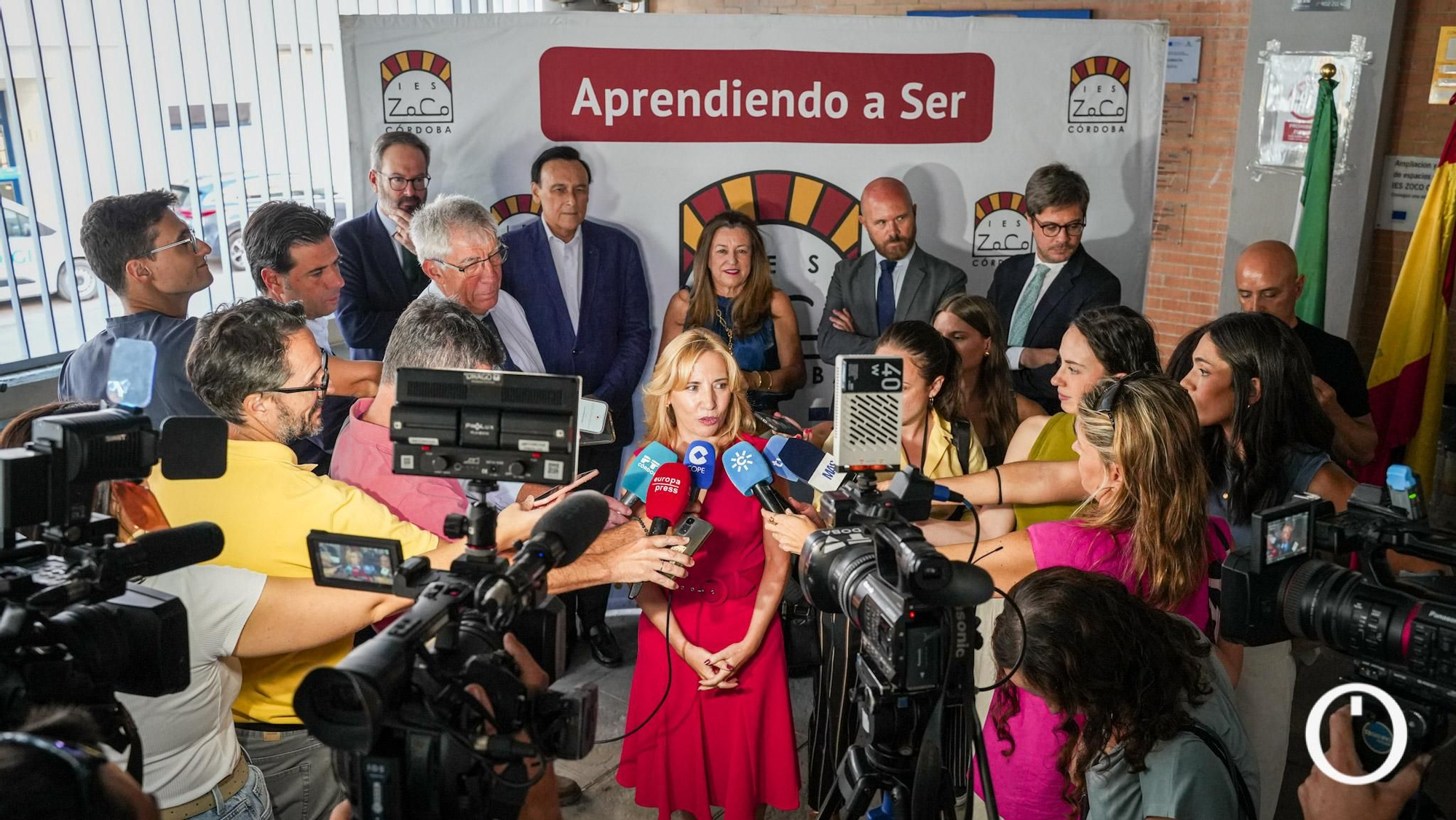 María del Carmen Castillo y José Carlos Gómez Villamandos inauguran el curso 2025/26 en el IES Zoco de Córdoba