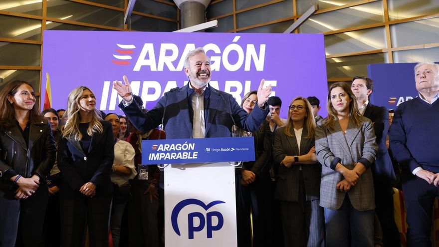 El PP de Azcón pierde escaños y es más rehén de Vox, mientras el PSOE de Alegría se descalabra