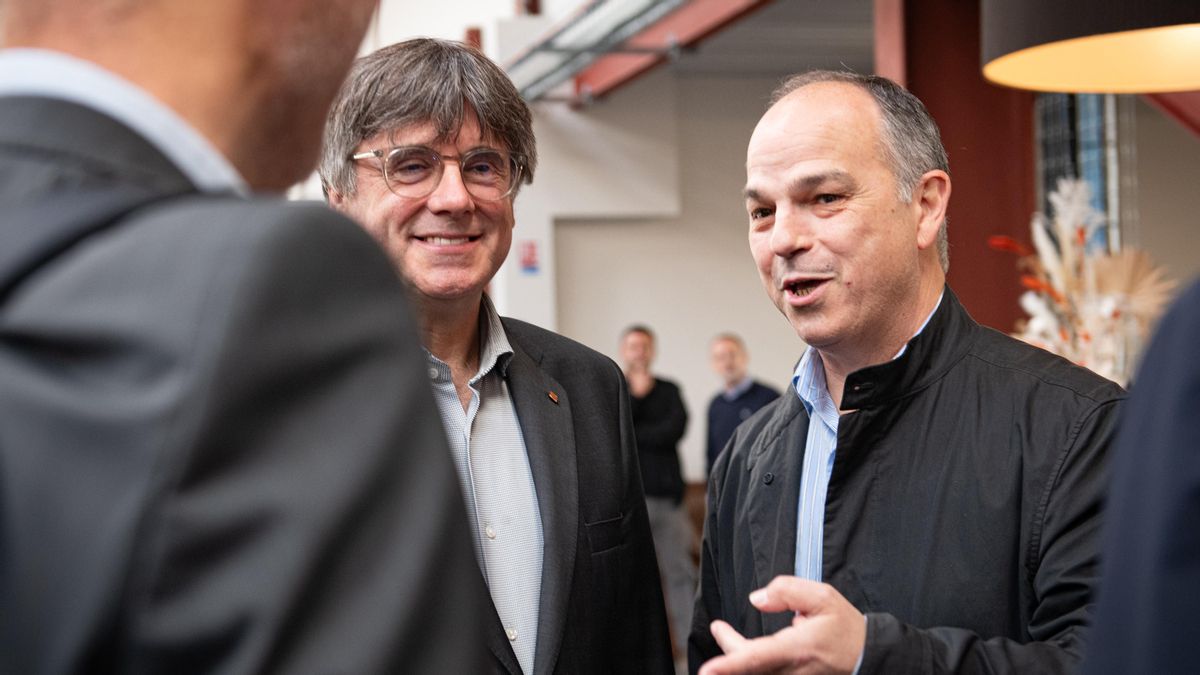 Puigdemont y Turull, en una imagen de archivo