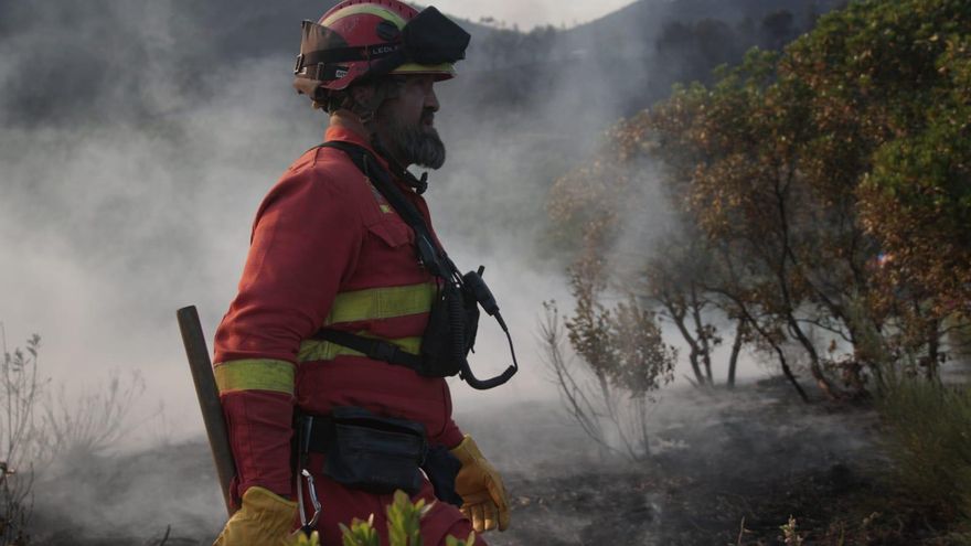 Desactivado el nivel de peligrosidad 2 en el incendio de Las Hurdes y Gata tras su buena evolución