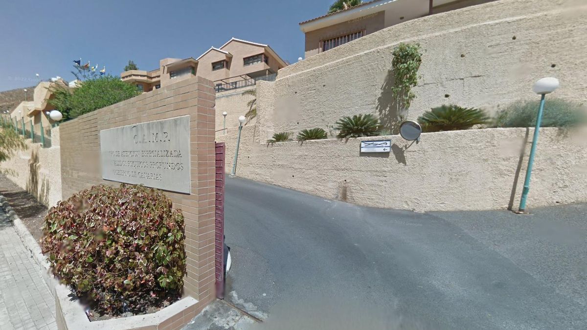 Entrada al CADI Reina Sofía, en Las Palmas de Gran Canaria.