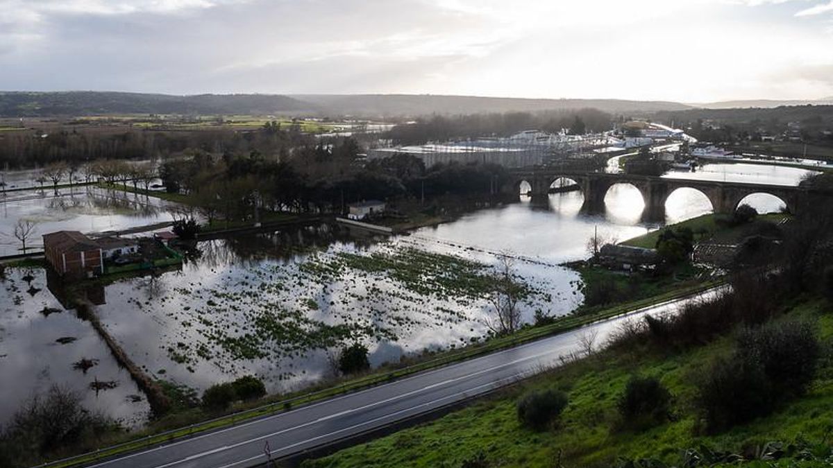 Nuevo desalojo de la urbanización 'La Isleta' de Coria por la crecida del río Alagón