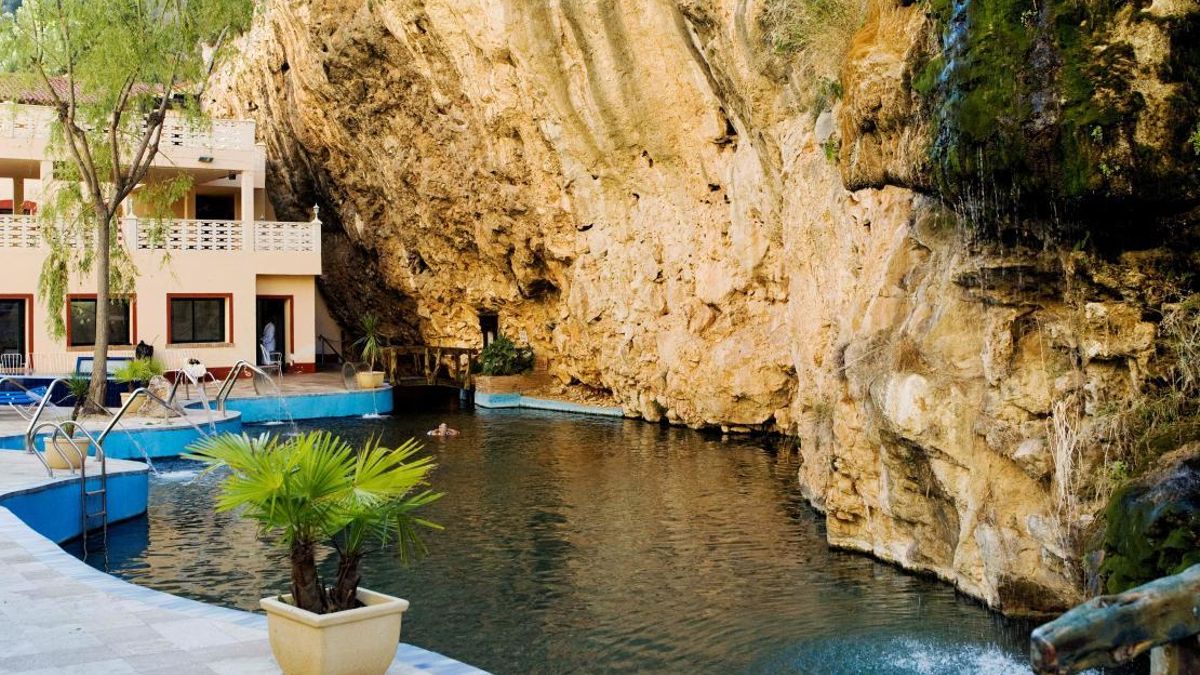 Balneario de La Virgen en Jaraba (Zaragoza)