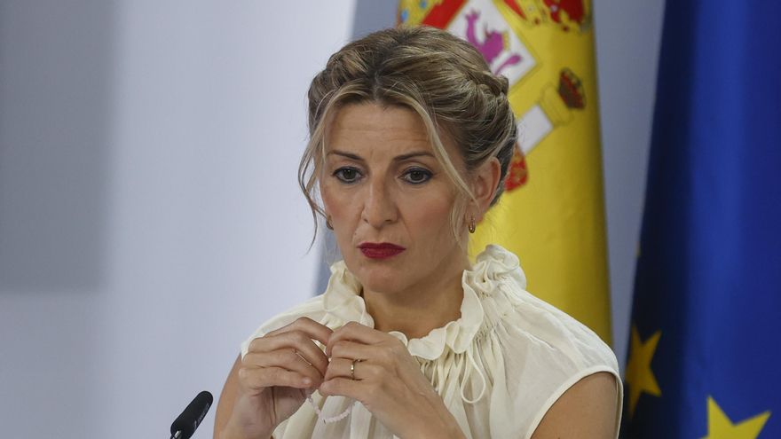 En una imagen de archivo la vicepresidenta segunda y ministra de Trabajo, Yolanda Díaz. EFE/ Juan Carlos Hidalgo