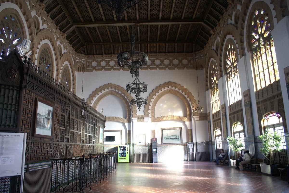 Vestíbulo de la estación de tren de Toledo