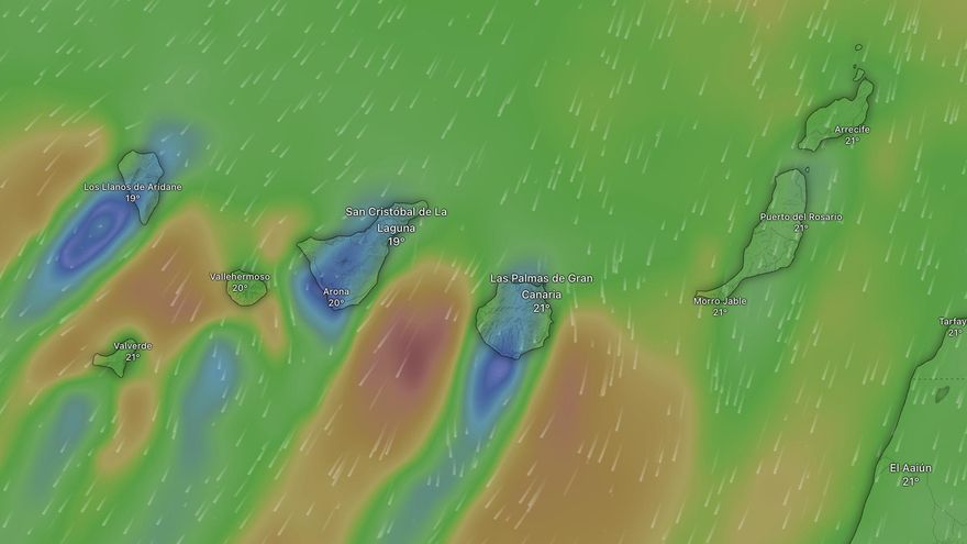 Ampliados los avisos amarillos en seis islas de Canarias