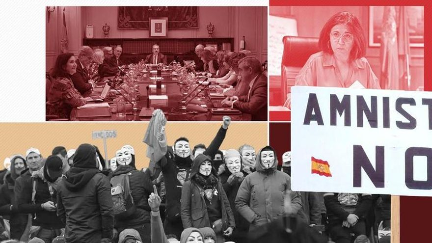 La derecha judicial y policial abandera la oposición a la amnistía antes de conocer la ley