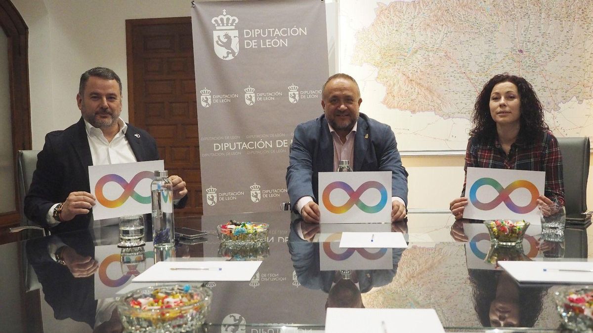 Reunión de Autismo León en la Diputación de León
