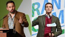 Santiago Abascal y Pablo Casado