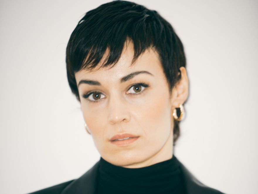 La autora del guion y de la voz en off, Sara Rivero.